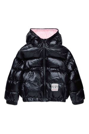 black polyamide bomber N°21 KIDS | N21975N00020N900